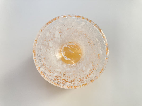 Kaj Franck - KF 539 Trophy large yellow Goblet - Pokaali - Nuutajärvi Notsjö 1968-1971