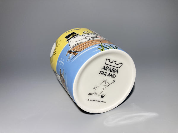 Summer-14 Sailing with Nibling and Tooticky Moomin mug (with sticker)