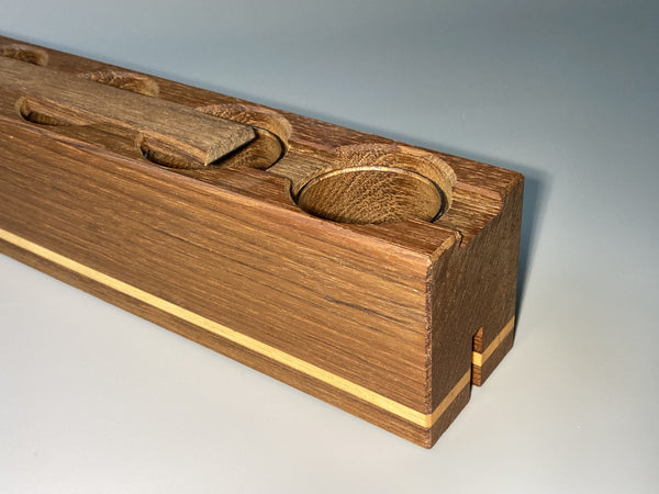 Tapio Wirkkala - Gaissa 4cl shot glasses set in luxury Teak Box, Iittala
