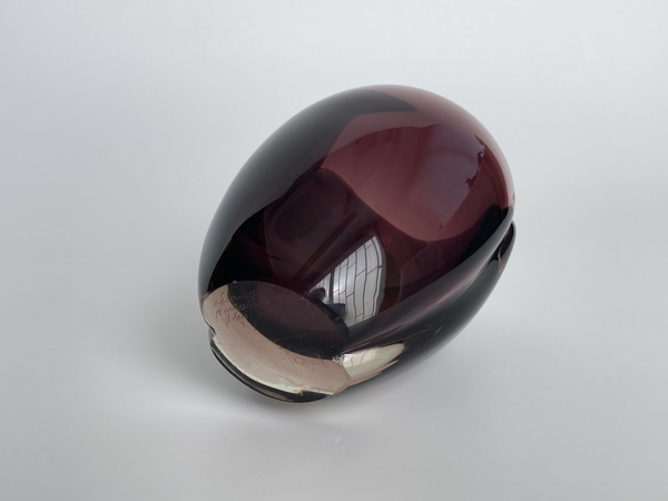 Kaj Franck - KF106 Art glass bowl 11cm purple - Nuutajärvi Notsjö 1956