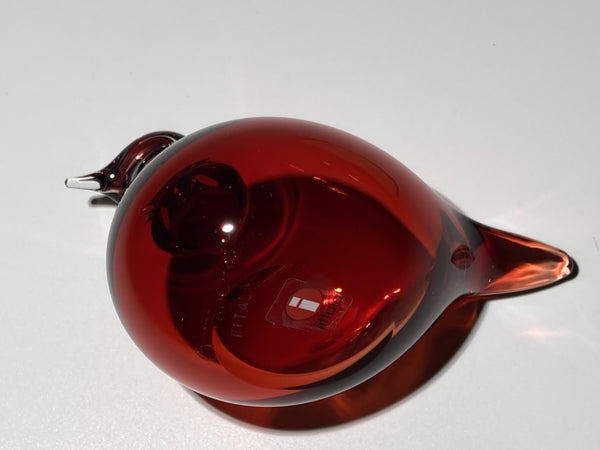 Little Tern Cranberry Red - Tirri  Oiva Toikka Finland (In box)