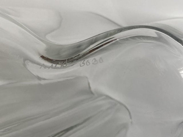 Alvar Aalto Vintage Vase 3030 clear 160mm hand signed