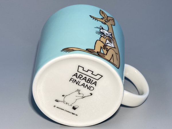 z19 Sniff turquoise Moomin mug 2008-2014 by Arabia Finland