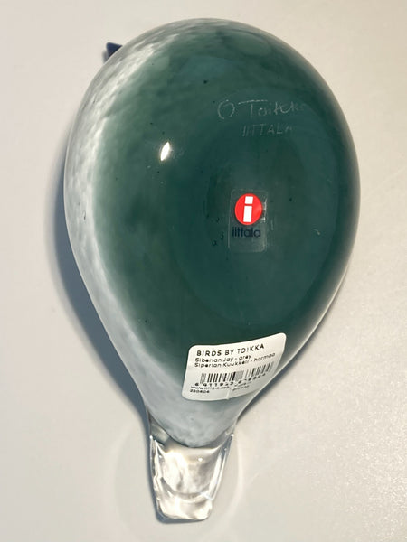 Grey Siberian Jay - Siperian Kuukkeli harmaa - Oiva Toikka Iittala 2022-2023 (in Box)