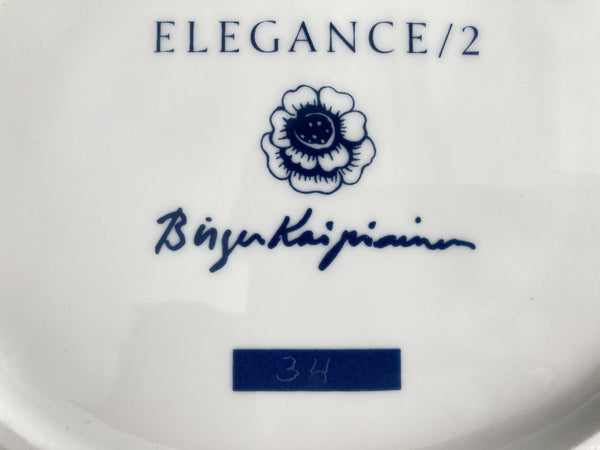 Birger Kaipiainen - ELEGANCE /2  Wall Plate Pro Arte Arabia Finland (numbered) in Box