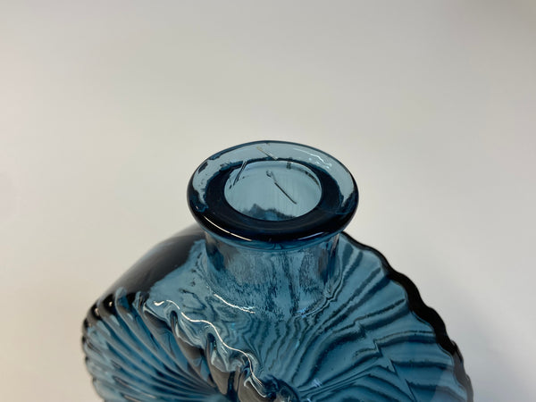 Helena Tynell - Sun Bottle denim blue 1/4 Riihimäen Lasi 1964-1974