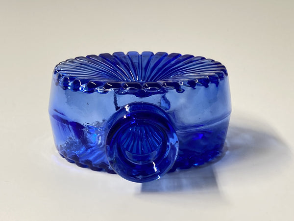 Helena Tynell - Sun Bottle cobalt blue 1/4 Riihimäen Lasi 1964-1974 (1)
