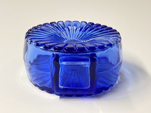 Helena Tynell - Sun Bottle cobalt blue 1/4 Riihimäen Lasi 1964-1974 (1)