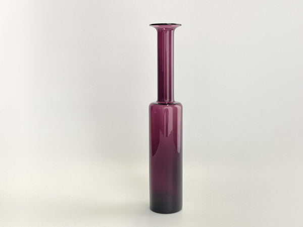 Nanny Still vase / bottle purple red Riihimäen Lasi (J)