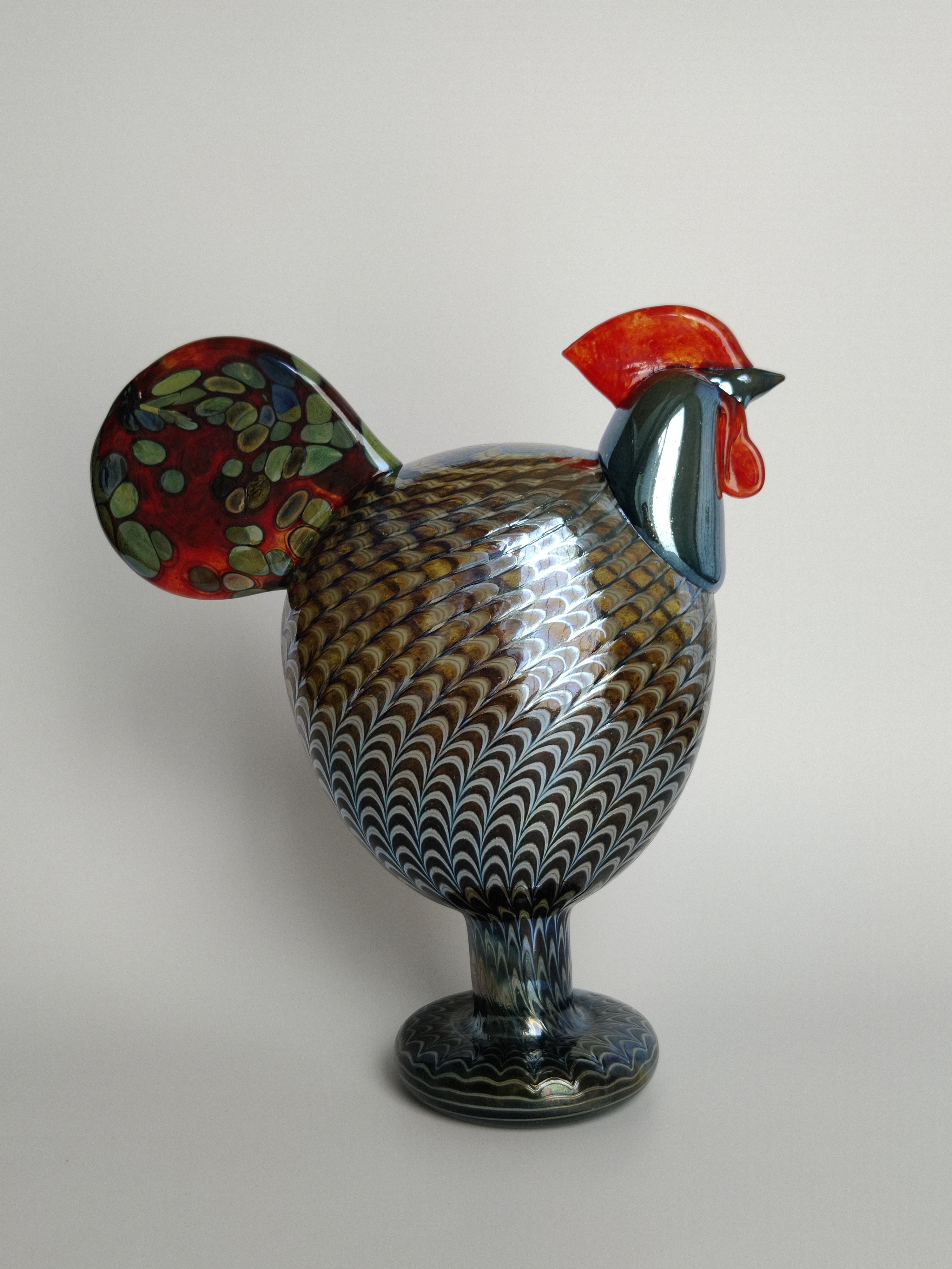 工芸品 Oiva Toikka Bird JUHLAKUKKO ROOSTER1997 Annual bird Rooster 'Juhlakukko', 1997 – Oiva Toikka (1931