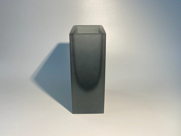 Kaj Franck - KF263 grey acid etched vase Nuutajärvi Notsjö 1960s