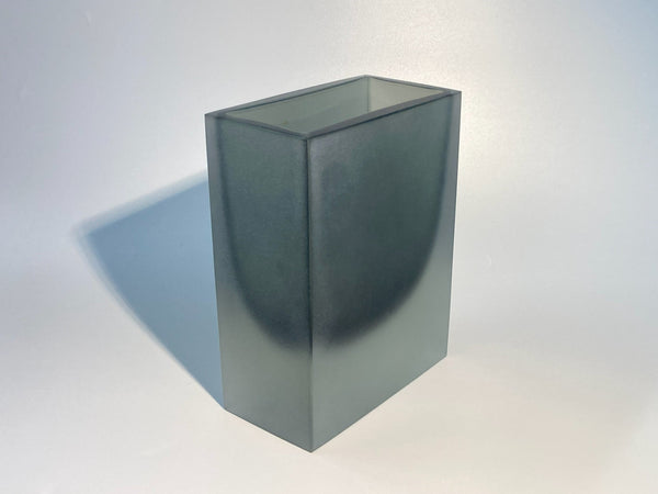 Kaj Franck - KF263 grey acid etched vase Nuutajärvi Notsjö 1960s