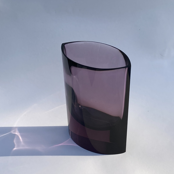Kaj Franck - N407 purple vase Nuutajärvi Notsjö 1967