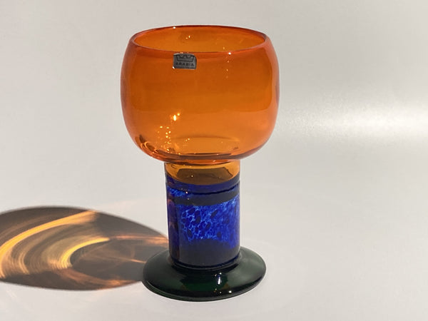Kaj Franck - Orange KF 539 Trophy goblet - Pokaali - Nuutajärvi Notsjö 1968-1971