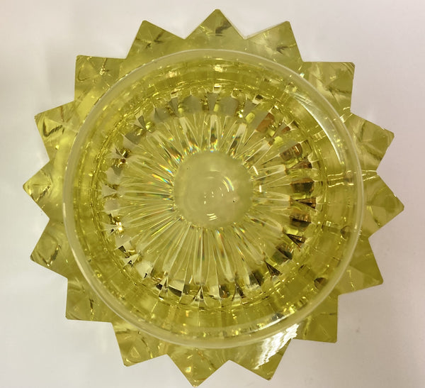 Aimo Okkolin - Kruunu - The Crown - cerium crystal glass sculpture Riihimäen Lasi Finland