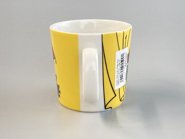 z16 Little My yellow Moomin mug 2008-2014 (with sticker)