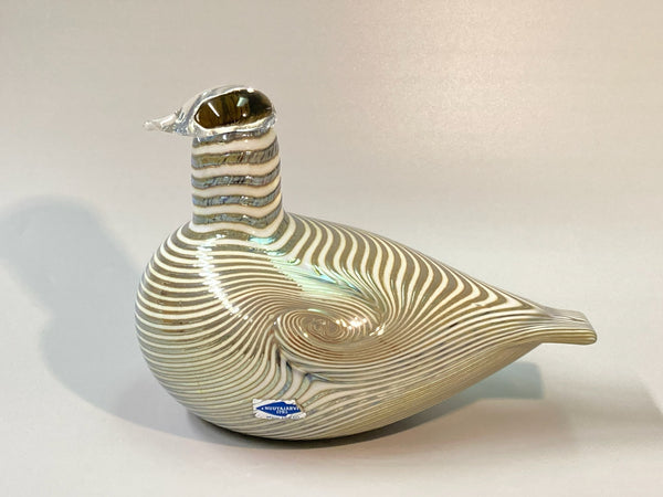 Long-Tailed Duck golden beige - Alli -  Oiva Toikka Birds Nuutajärvi Finland