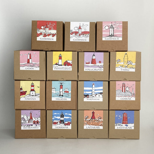 Lighthouse mug - Glosholm in Winter - Majakkamuki 2016 Arabia