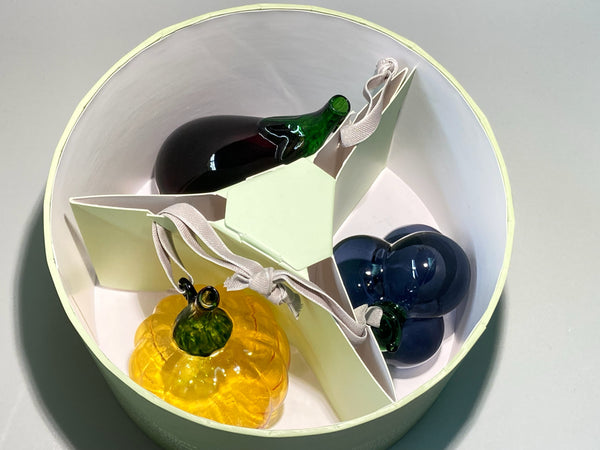 Three Fruit Decorations  - Iittala Collection - inspired by Toikka (NEW)