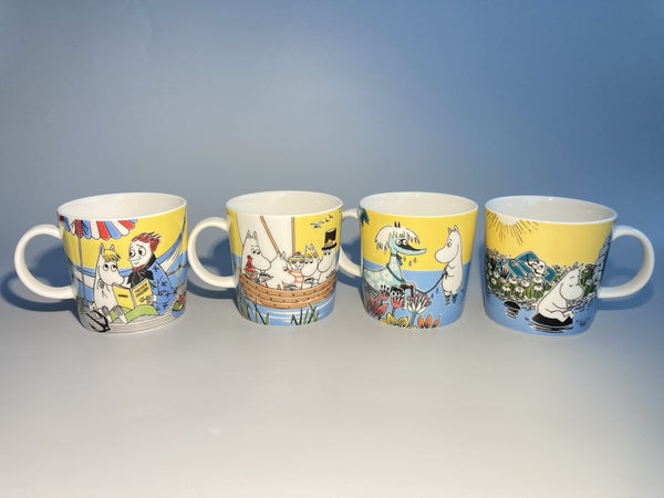 Summer-14, Sailing with Nibling and Tooticky Moomin mug