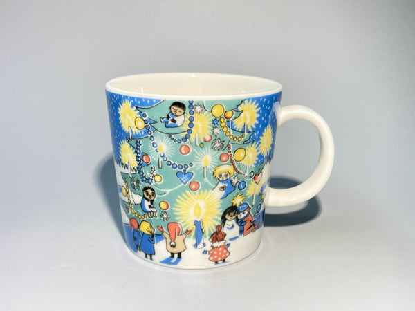 Moomin mug Christmas mug Arabia 2004-2005 Unused with sticker!