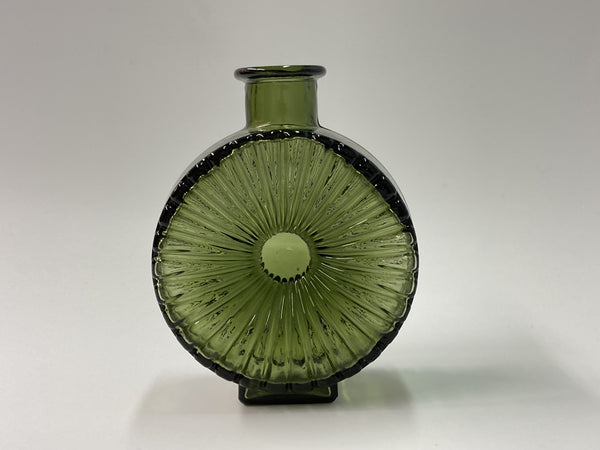 Helena Tynell - Sun Bottle moss green 1/4 Riihimäen Lasi 1964-1974