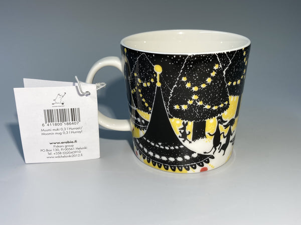 Moomin mug 2012 Hurray! Hurraa! by Arabia, Finland