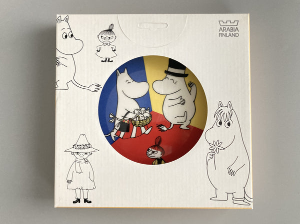 Moomin plate Family by Arabia Finland 2004 – 2007 IN GIFT BOX