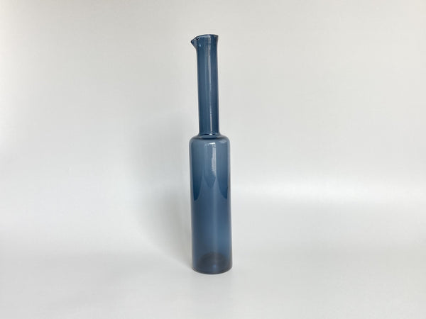 Nanny Still vase bottle denim blue Riihimäen Lasi  (K3)