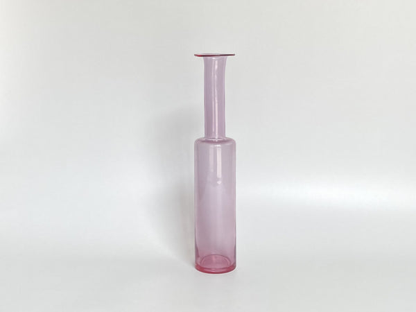 Nanny Still vase bottle lucent rose Riihimäen Lasi  (K2)