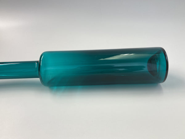 Nanny Still vase bottle emerald green Riihimäen Lasi  (K4)