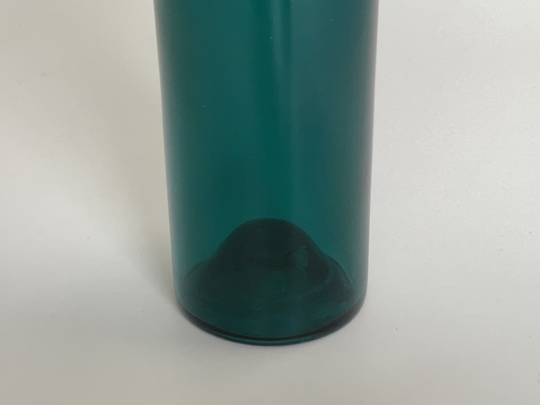 Nanny Still vase bottle emerald green Riihimäen Lasi  (K4)