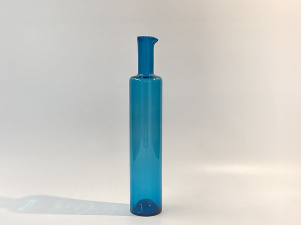 Nanny Still vase bottle turquoise Riihimäen Lasi Oy