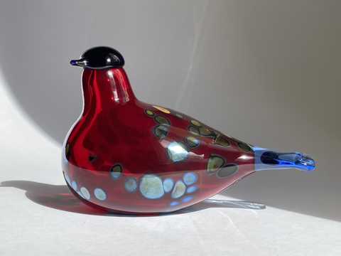 工芸品  birds oiva toikka GUILLEMOT Guillemot bird by Oiva Toikka Iittala design glass Finland