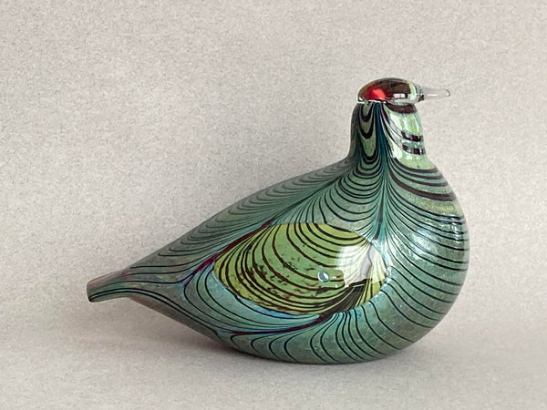 Pheasant - Fasaani - Birds by Oiva Toikka Nuutajärvi 1981-2015