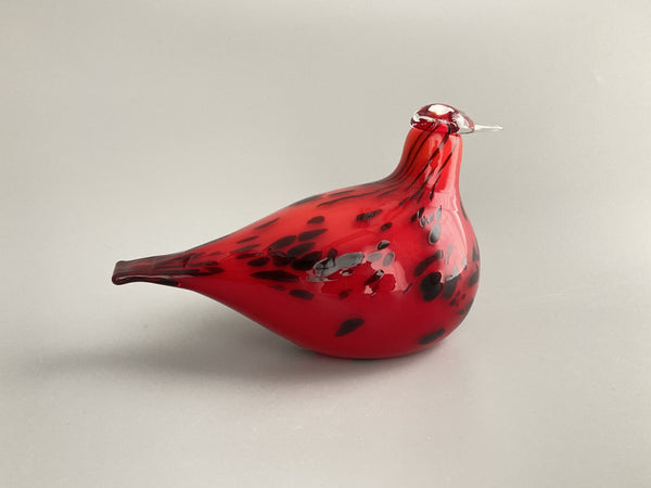 Dalma Red Oiva Toikka Special Birds 2013 Nuutajärvi RARE