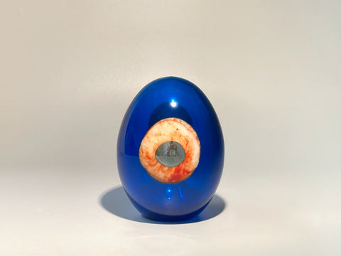 Turkey Fowl's Egg Annual Egg 2005 Oiva Toikka Design glass Iittala