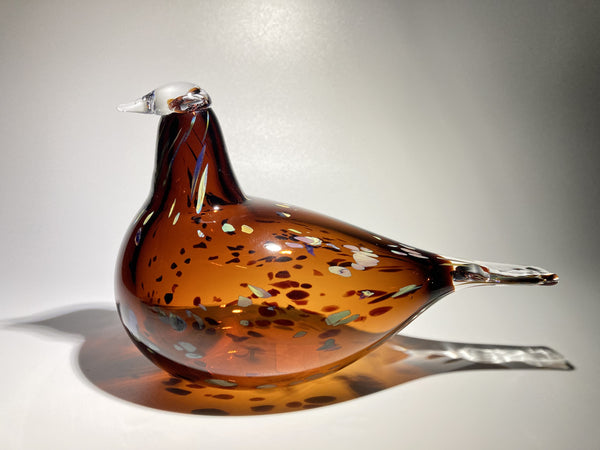 Pekkasiini Brown Oiva Toikka Birds Iittala Finland (NEW)