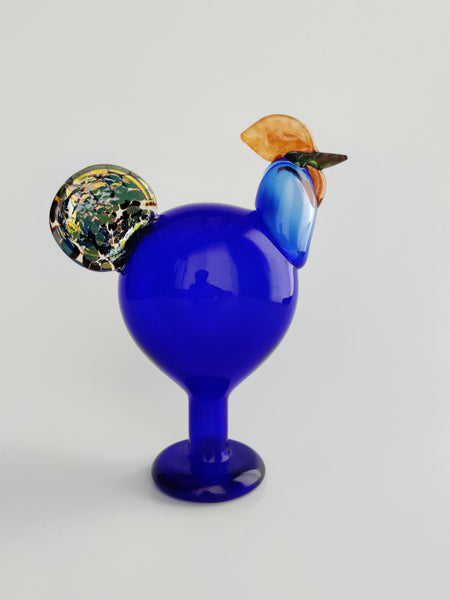 Rooster Blue Birds by Toikka 25 Years Anniversary Bird - Oiva Toikka Nuutajärvi