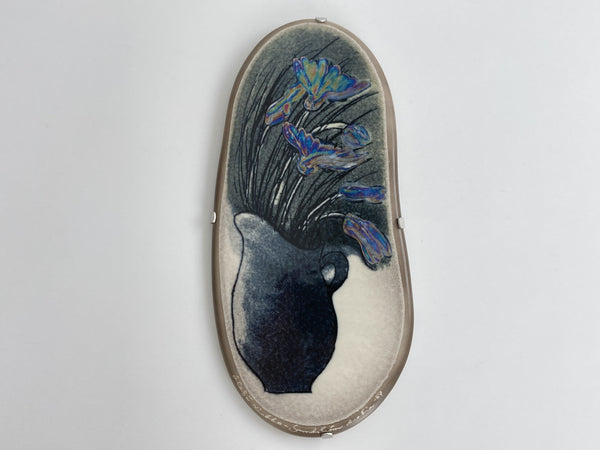 Heljä Liukko-Sundström - Flower Wall Plate 23cm by Arabia 1986
