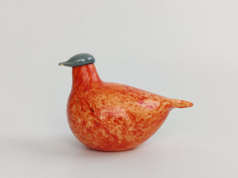 工芸品 OIVA TOIKKA Rusotintti Stora Enso 2005 Rusotintti Special bird for Stora Enso Oiva Toikka Iittala