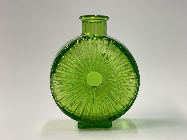Helena Tynell - Sun Bottle bright yellowish green 1/4 Riihimäen Lasi 1964-1974