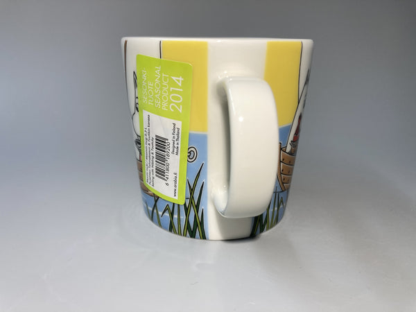 Summer-14 Sailing with Nibling and Tooticky Moomin mug (with sticker)