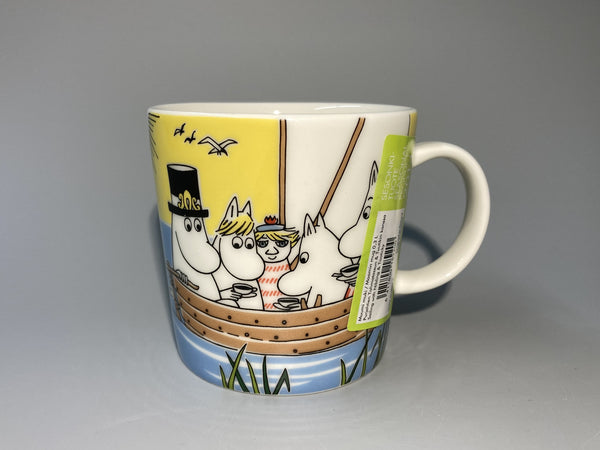 Summer-14 Sailing with Nibling and Tooticky Moomin mug (with sticker)
