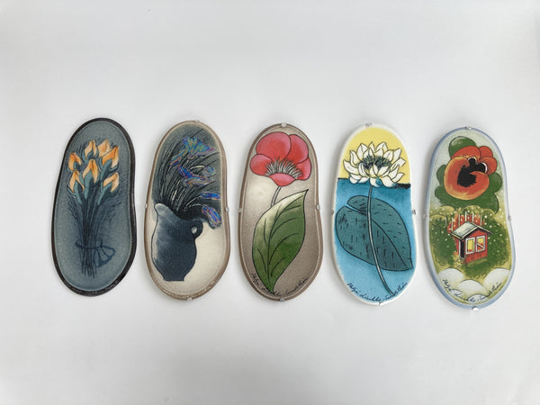 Heljä Liukko-Sundström - Flower Wall Plate 23cm by Arabia 1981