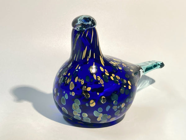 Sinikki bird by Oiva Toikka for Vantaa glass design Iittala