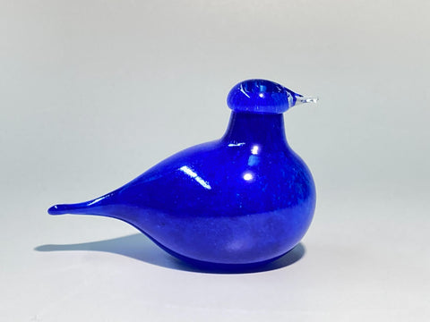 Sinisukka special ed. bird Oiva Toikka Nuutajärvi 1997 intensive