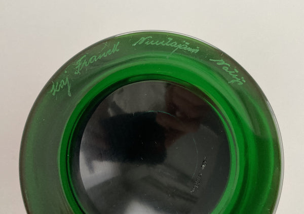 Kaj Franck - bright red KF 539 Trophy goblet - Pokaali - Nuutajärvi Notsjö 1968-1971