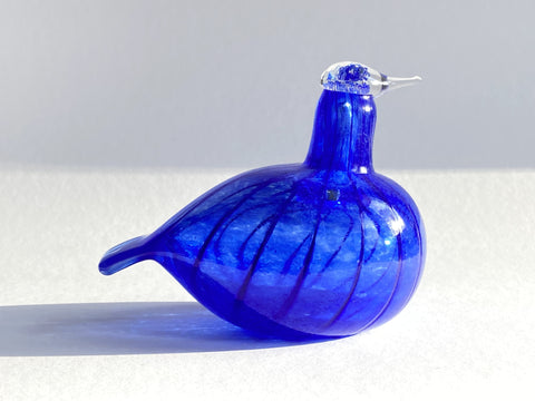Oiva Toikka Special small bird 115x80mm Art Glass Nuutajärvi NIB