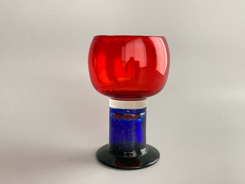 大人気新作 red Franck Kaj KF486 Notsjö Nuutajärvi Glass Art Trophy 置物